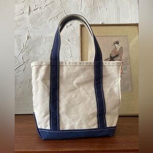 L.l. Bean small boat tote navy